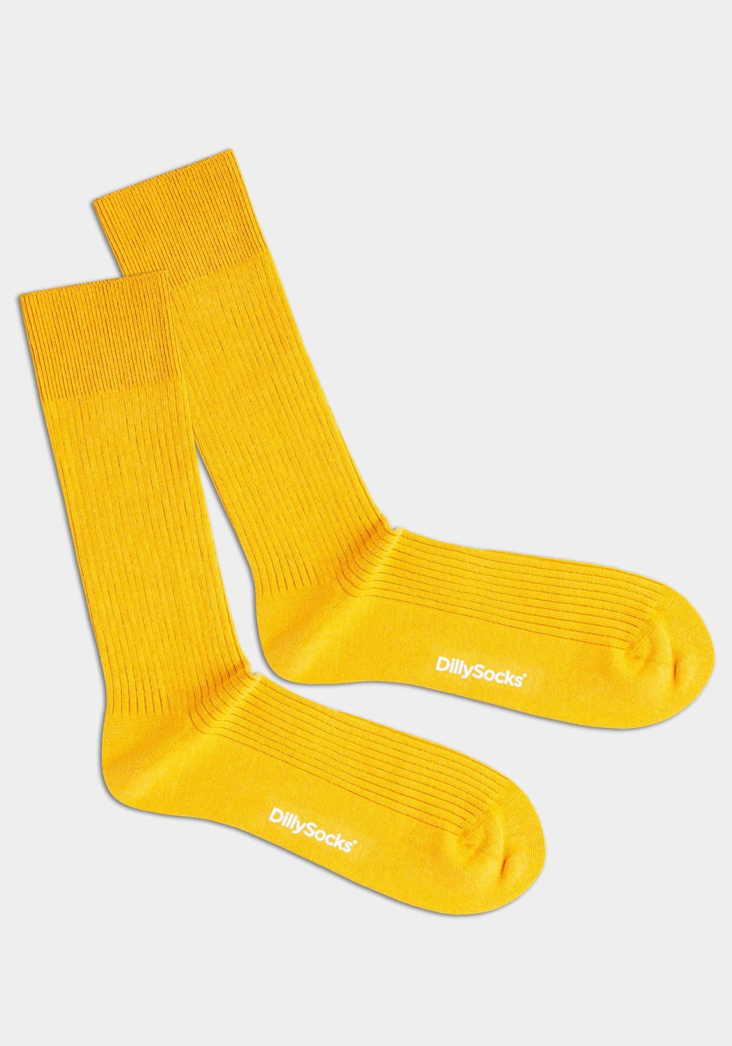 DillySocks Socken Ribbed Sunny Yellow