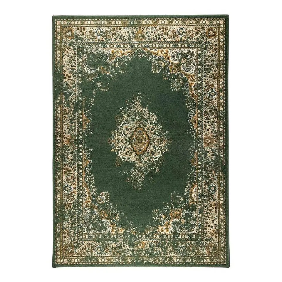 Interieur05 Vintage Vloerkleed Keshan groen - 150 x 80 cm