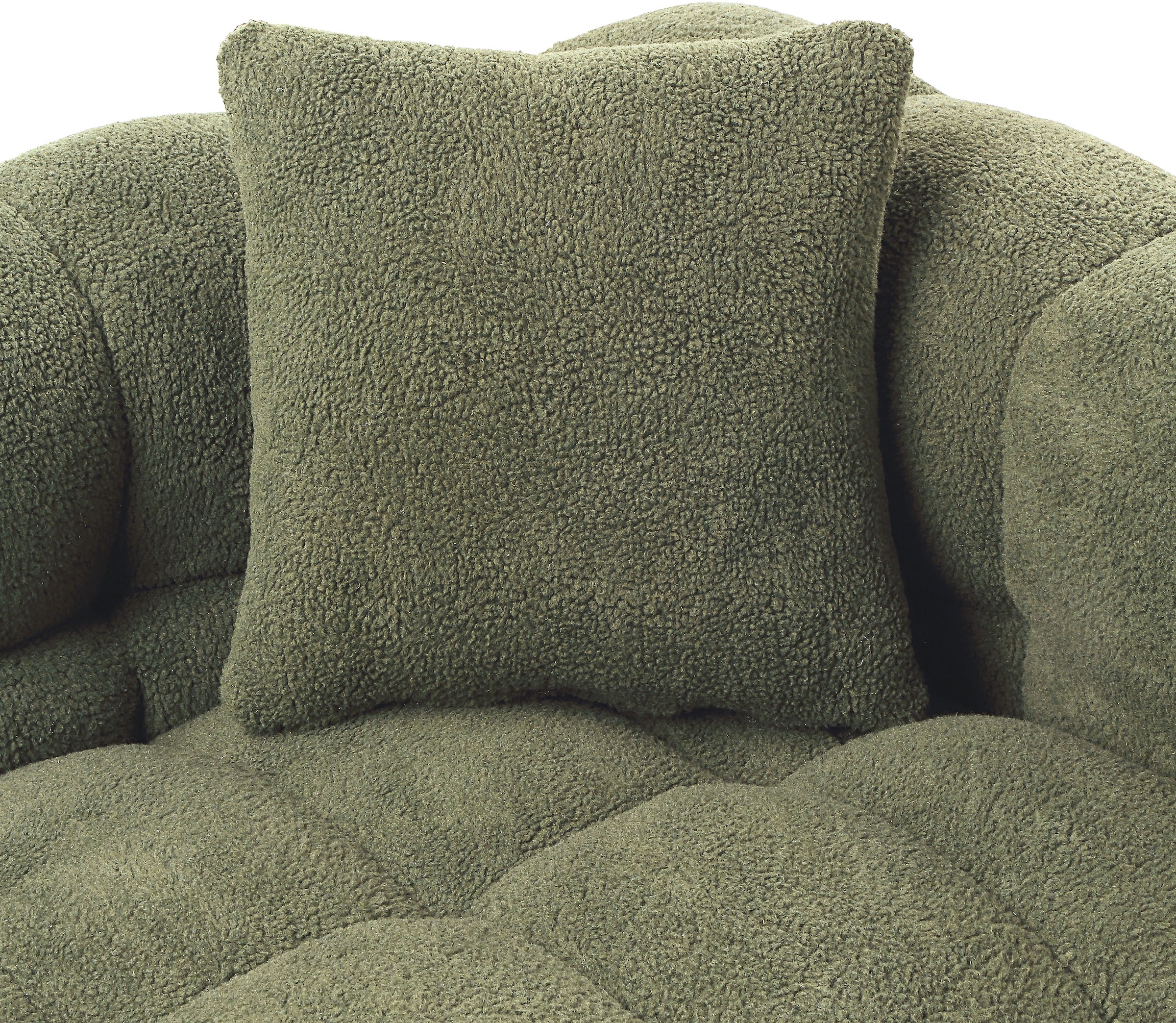ATLANTIC home collection 3-Sitzer »Stella« inkl. 2 Zierkissen und mit modernem Teddy Stoff