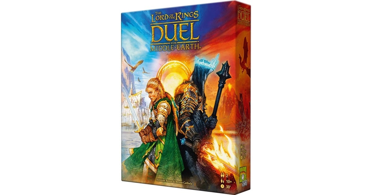 AsmodeeThe Lord of the Rings Duel for Middle Earth Bordspel  (Nederlands, 2 spelers, 30 minuten, Vanaf 10 jaar)