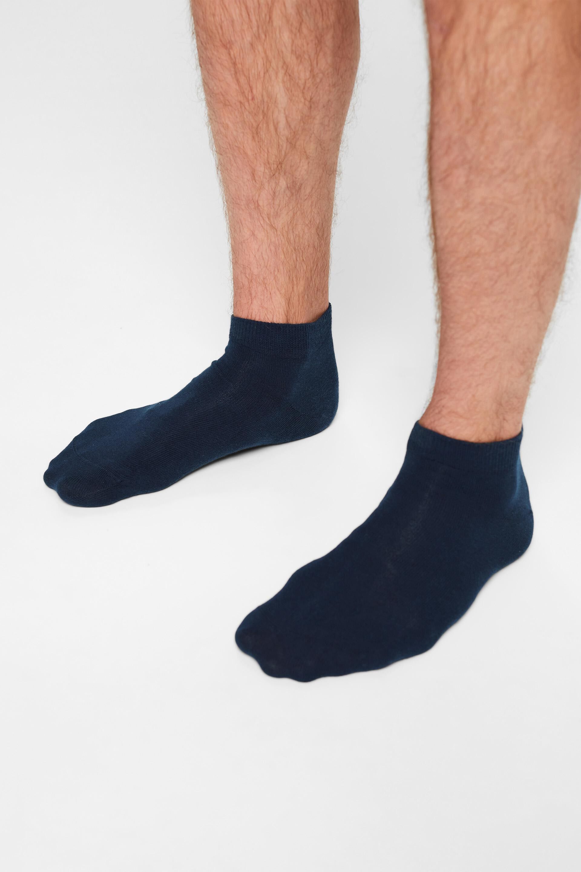 5paires de socquettes basses en coton mélangé