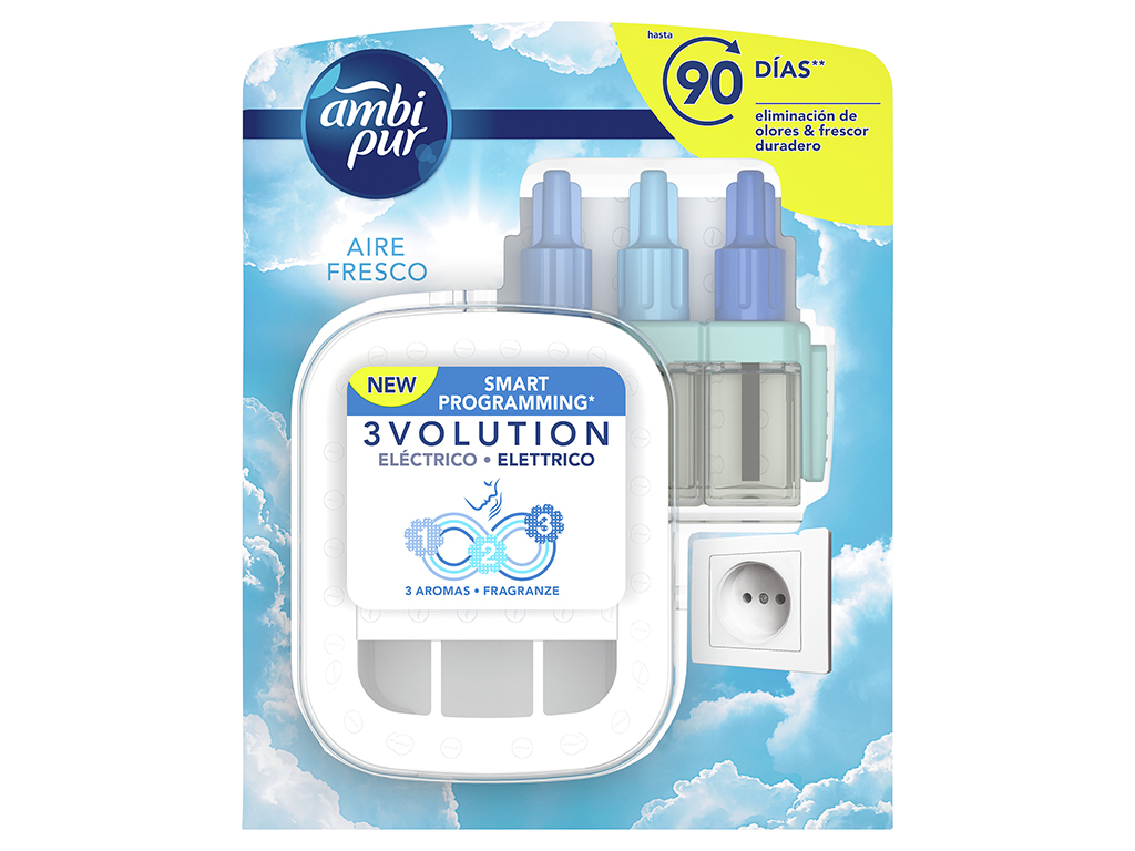 Ambientador Eléctrico 3Volution Ar fresco Ambipur 1 un