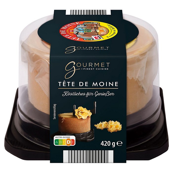 GOURMET FINEST CUISINE Tete de Moine am Stück 420 g
