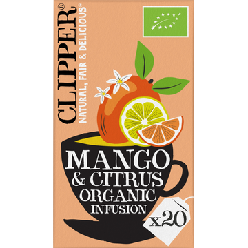 Clipper Mango & Citrus Organic Infusion 20 Stuks 36 g