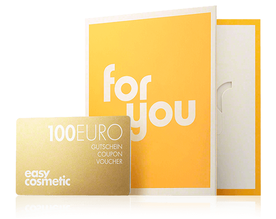 easycosmetic Geschenkgutscheinkarte 100 Euro