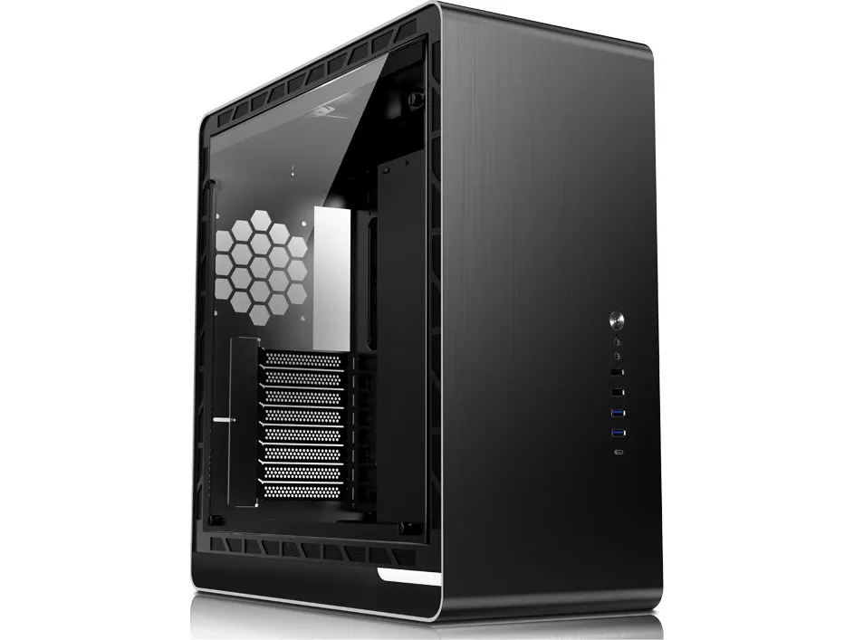 Jonsbo UMX6 Midi-Tower, Tempered Glass - schwarz