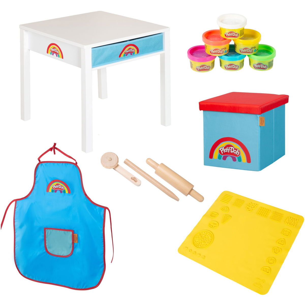 robaroba   x Play-Doh Basteltisch mit Hocker
