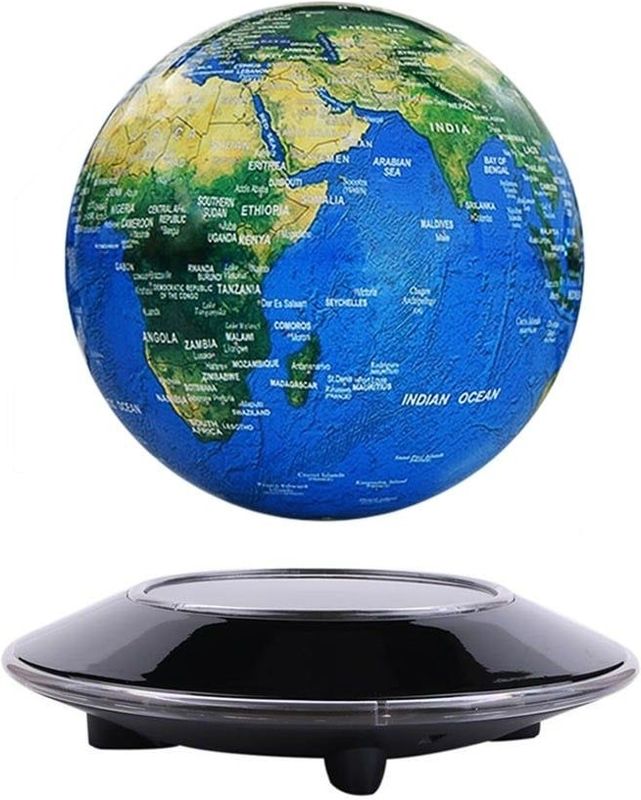 Zwevende Wereldbol - Levitating Globe - Kantoorgadget - LED Verlichting