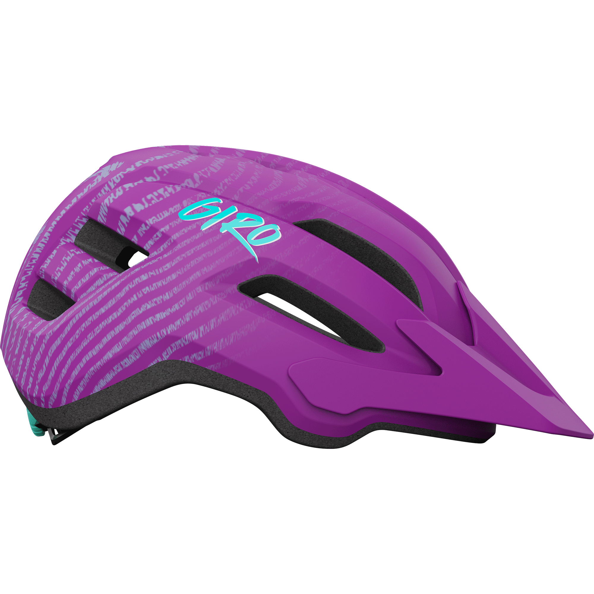 Giro Fixture II Kinder Fahrradhelm 2025 matte purple ripple
