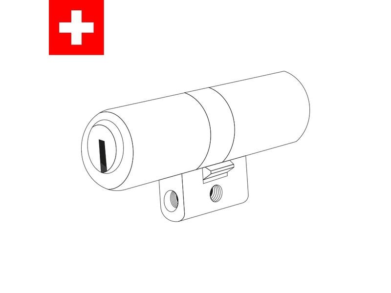 NUKI Smart Lock Montageplatte A für schweizer Rundprofilzyl Ersatz Montagepaltte für CH Rundprofilzylinder