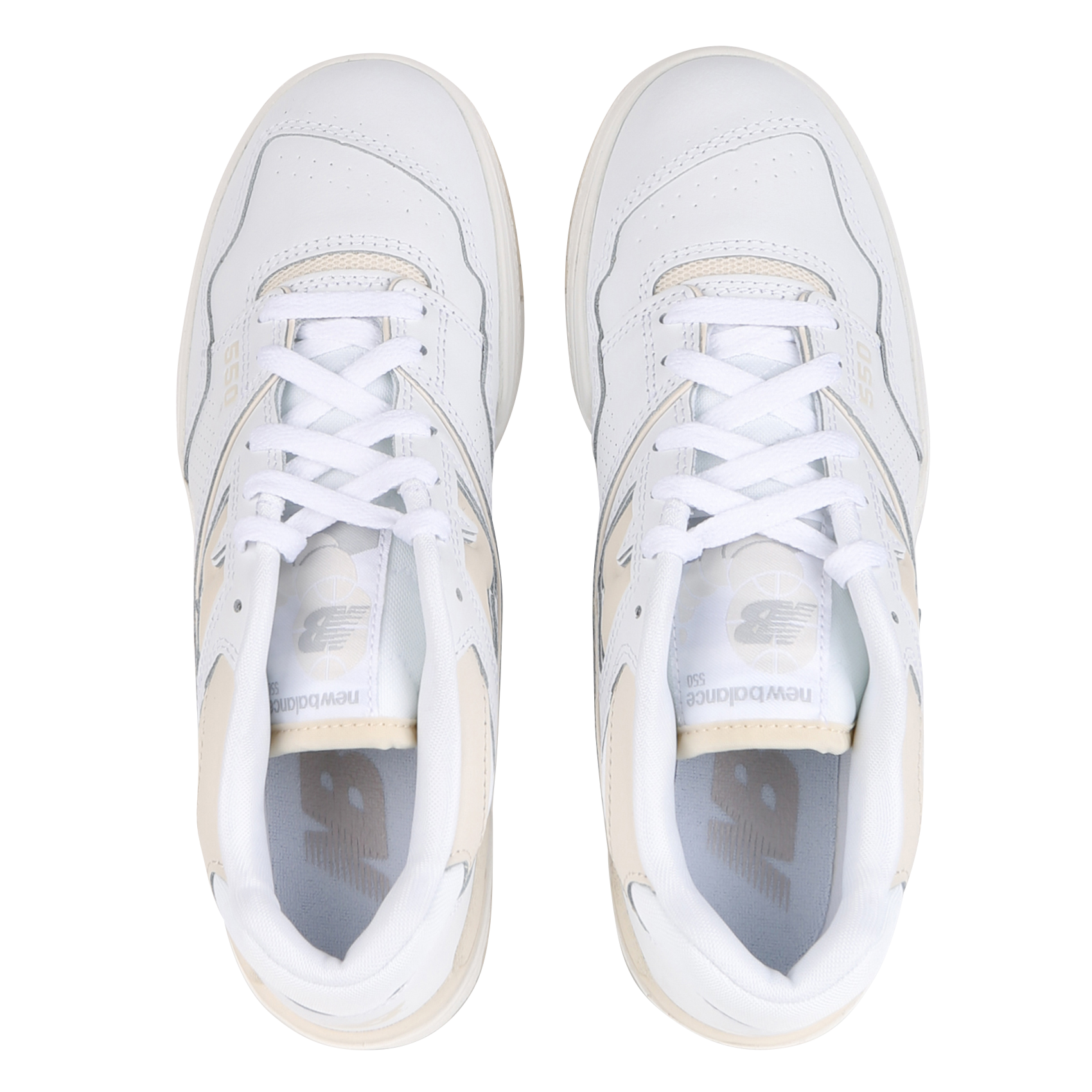 550 - Basket basses en cuir | Blanc