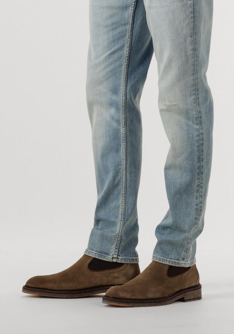 taupe floris van bommel chelsea boots sfm-60051 de tanker