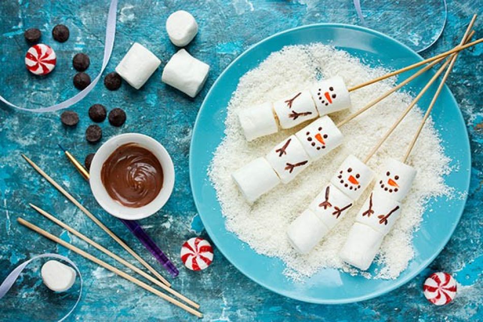 Marshmallows à la Olaf