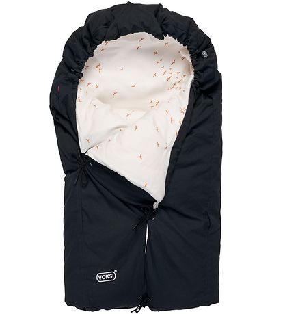 Voksi Fußsack - Classic+ - 80/110 cm - Black Flying