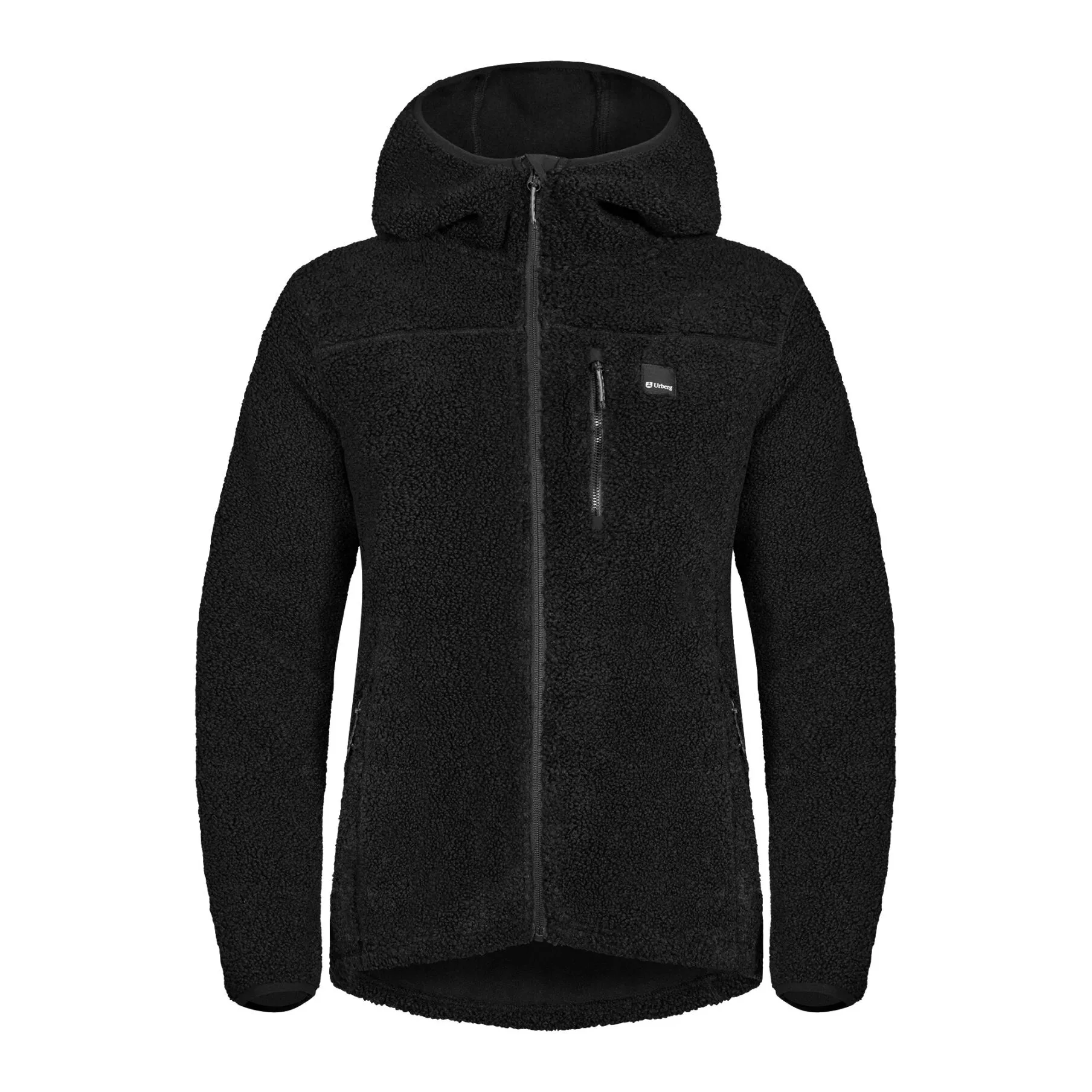 Urberg Pile Hoodie Wmn Black Beauty