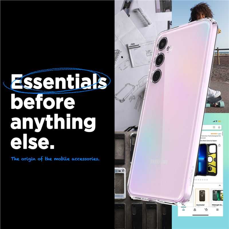 Samsung Galaxy A35 Ultra Hybrid Case Hülle (ACS07523) - Transparent (Matt)