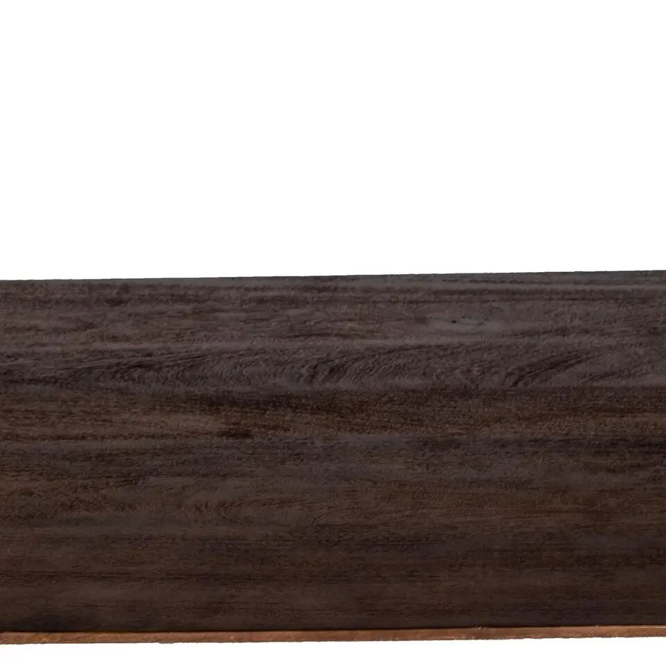 Eettafel Donkerbruin - 240x90x76cm - Mangohout - Tafel Oslo