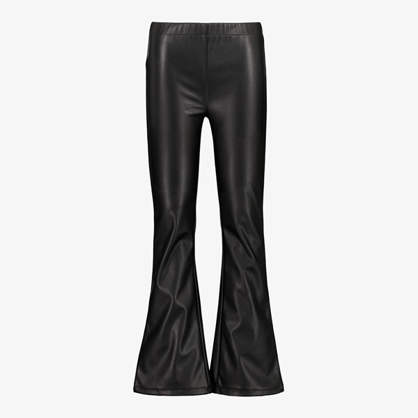 MyWay meisjes PU flared broek zwart