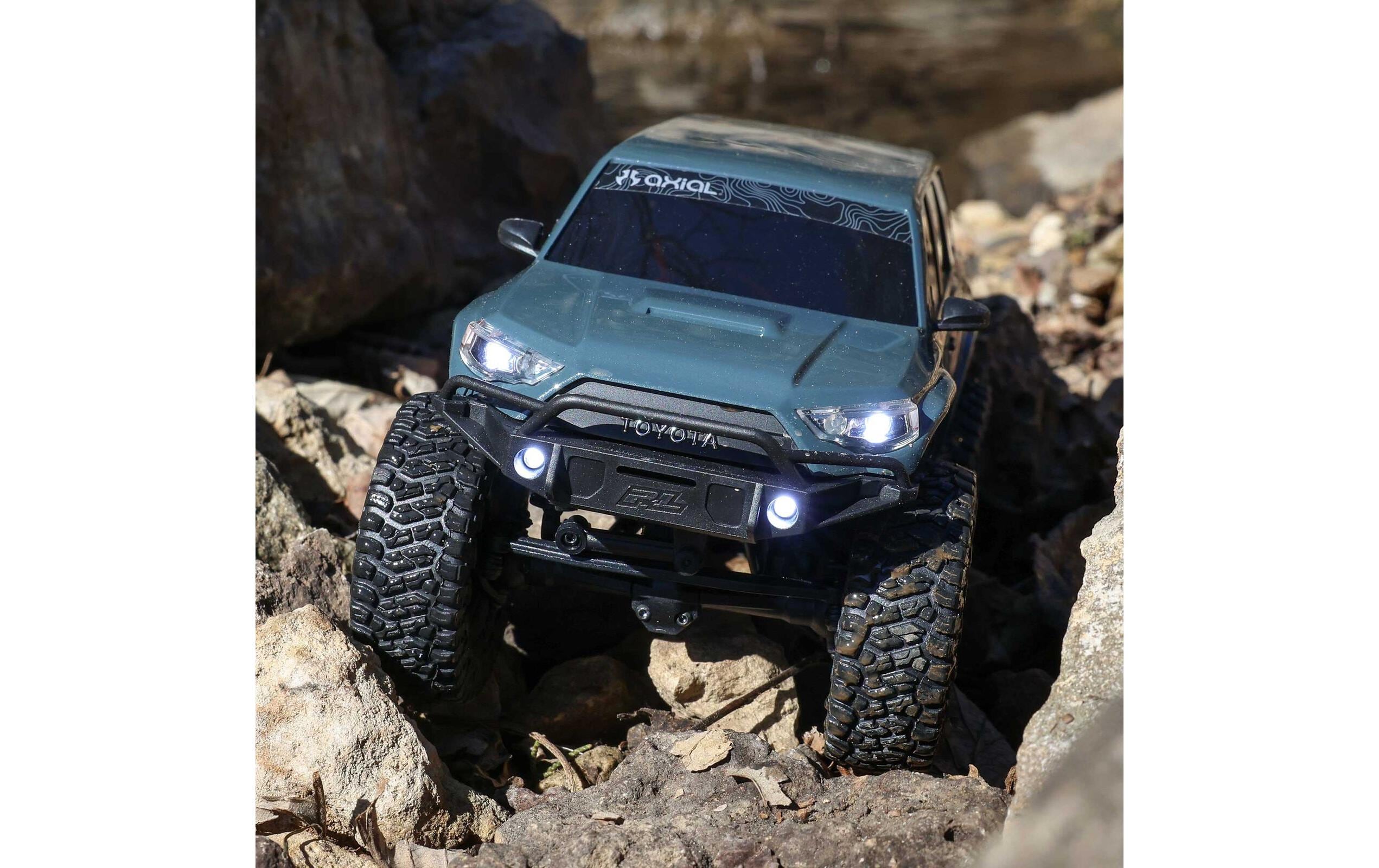 Scale Crawler SCX24 Toyota 4Runner 1:24 RTR - Grau<br>Rock Crawler Brushed 4WD mit Akku & Ladegerät