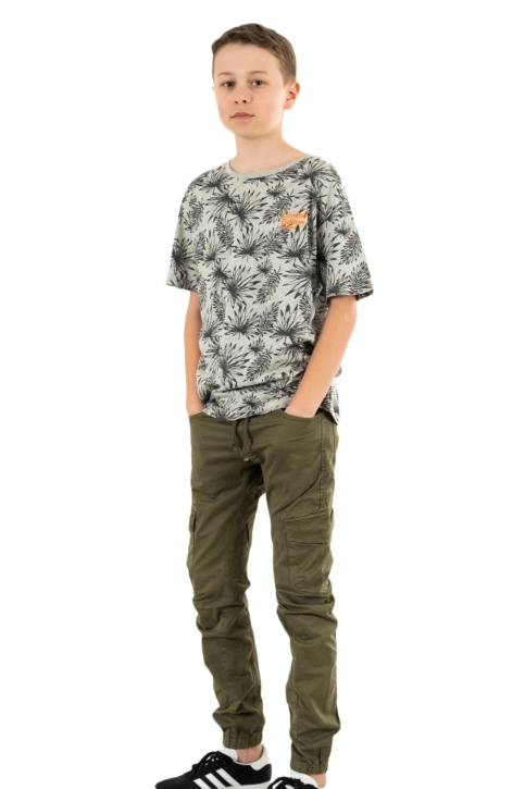 tee shirts manches courtes Le Temps Des Cerises noribo 8002 taupe