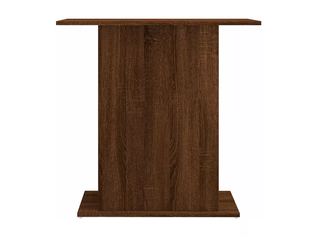 Support pour aquarium chêne marron 75x36x72,5 cm