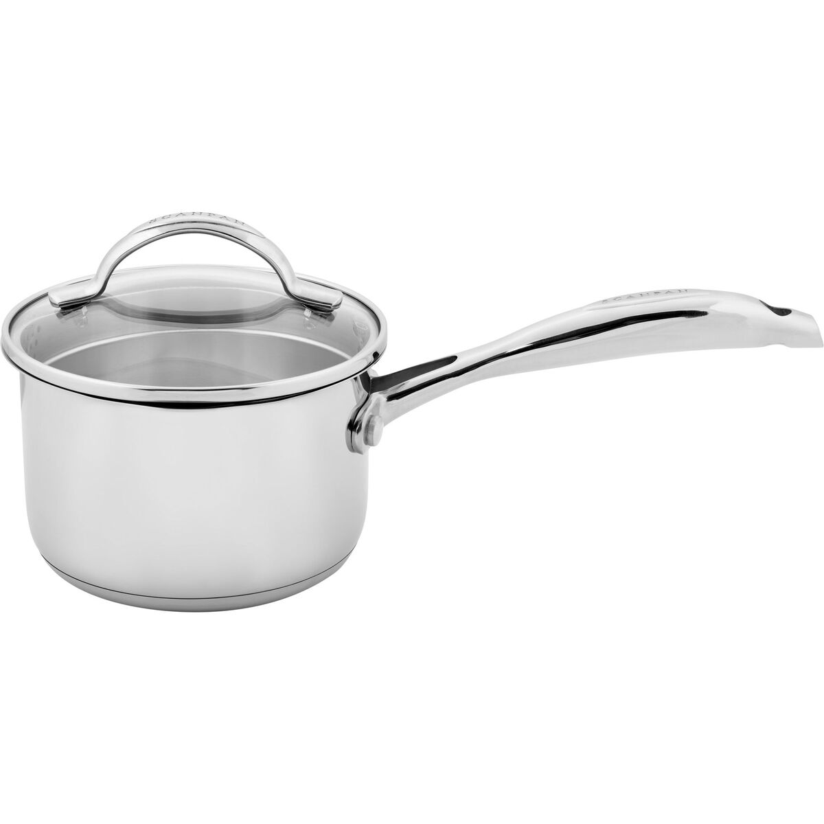 STS kasserolle med lokk 14 cm/1,2 liter, rustfritt stål
