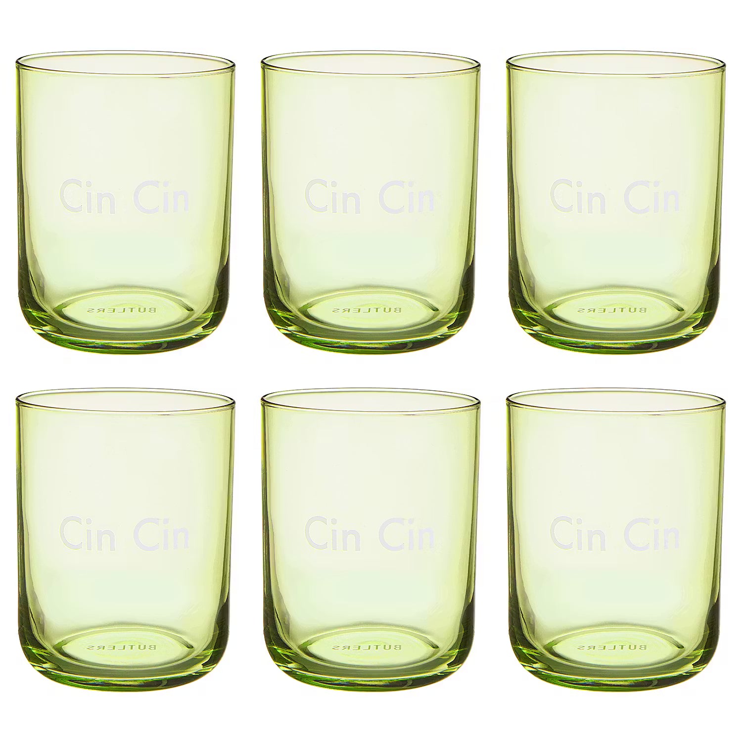 COLORATA Trinkglas Cin Cin 6er-Set