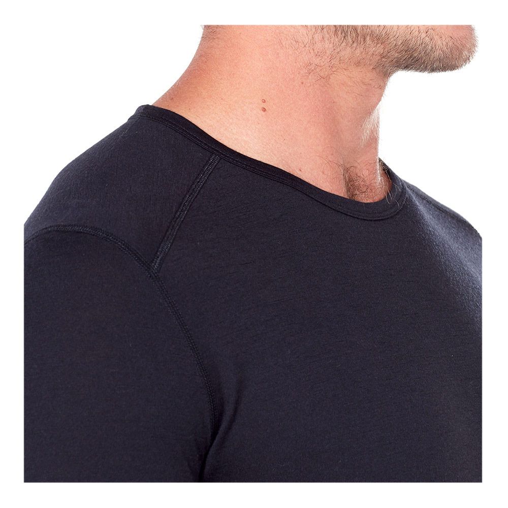 Icebreaker 200 OASIS MERINO - Sous-couche Homme black