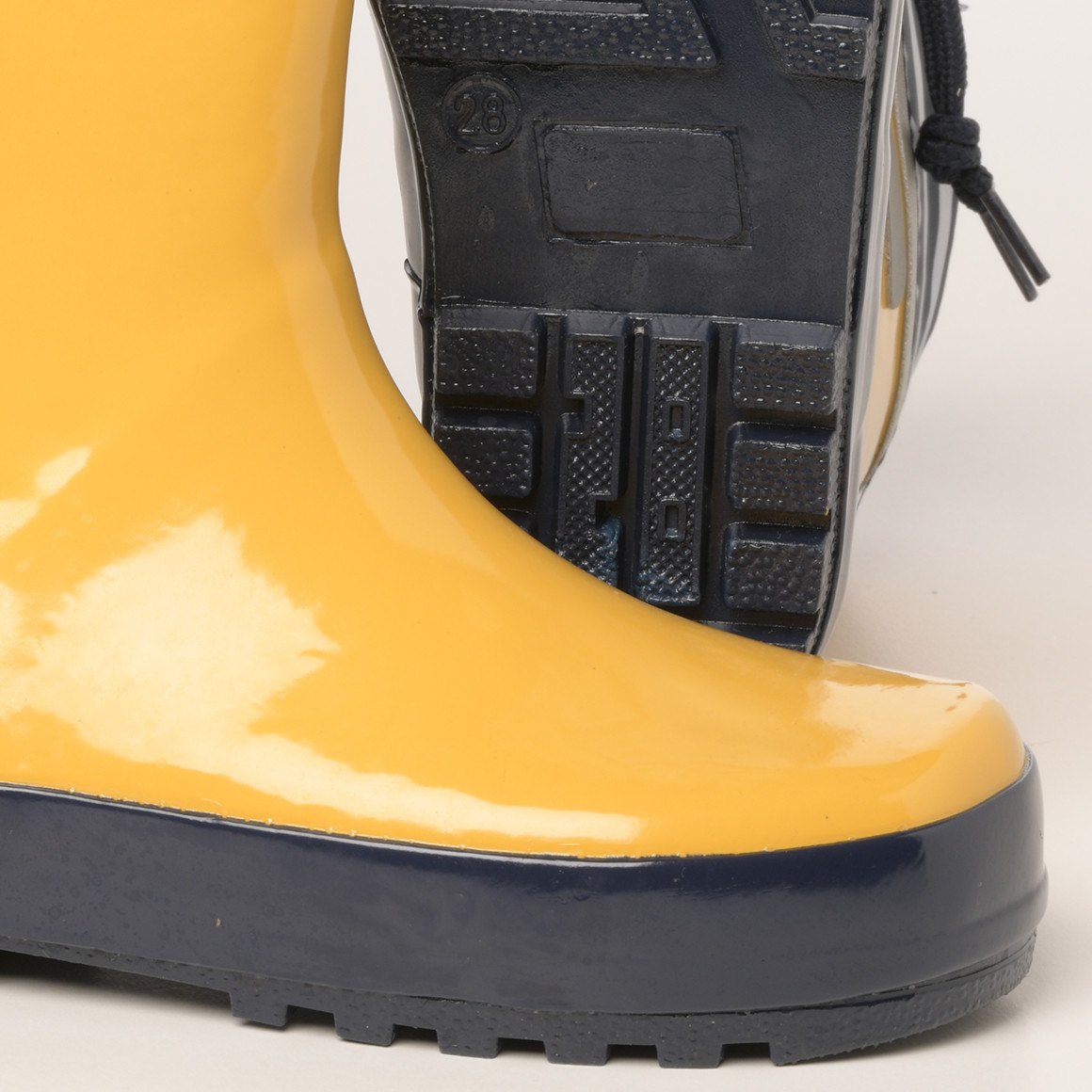 Topolino Kinder Gummistiefel mit Tunnelzug gelb
