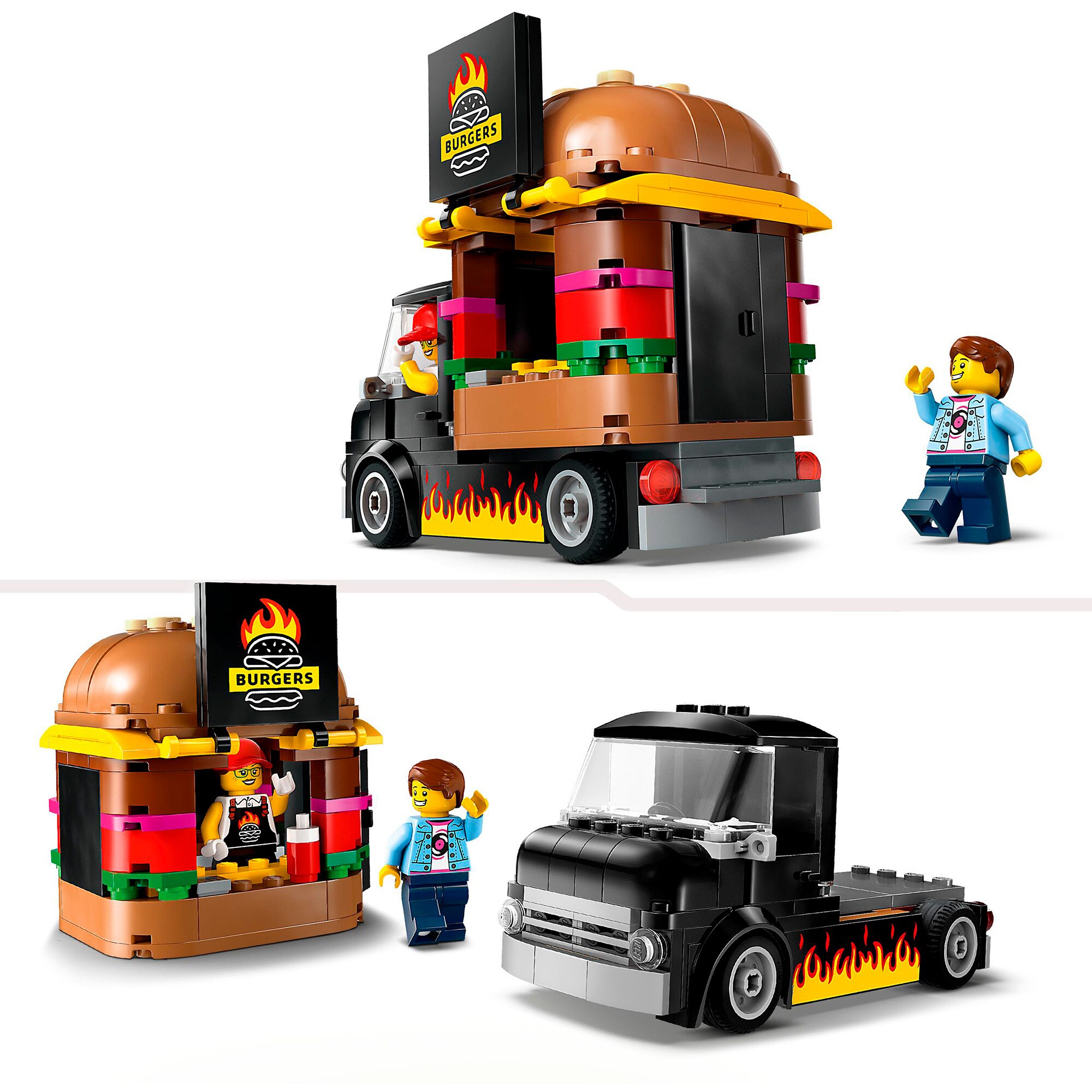 LEGO Konstruktionsspielzeug City Burger-Truck