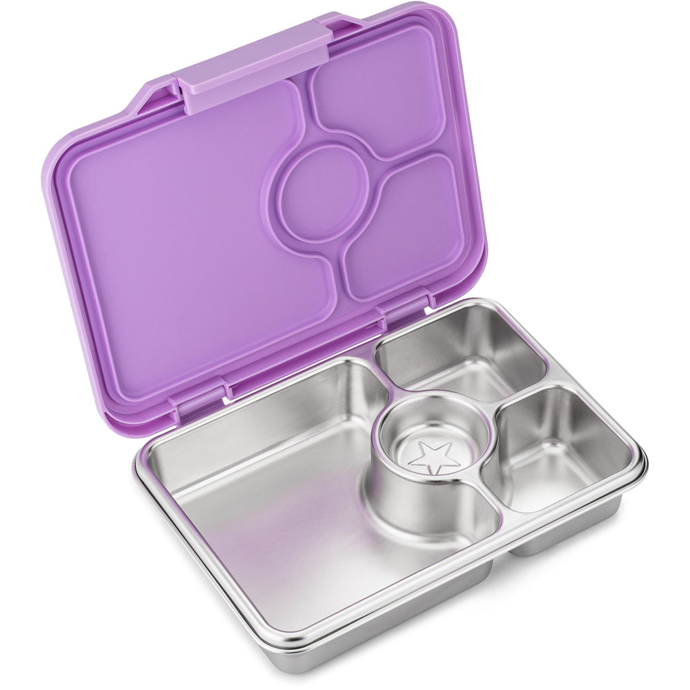 Køb Yumbox Lavande Purple Prêt Stainless Steel 4-Sections