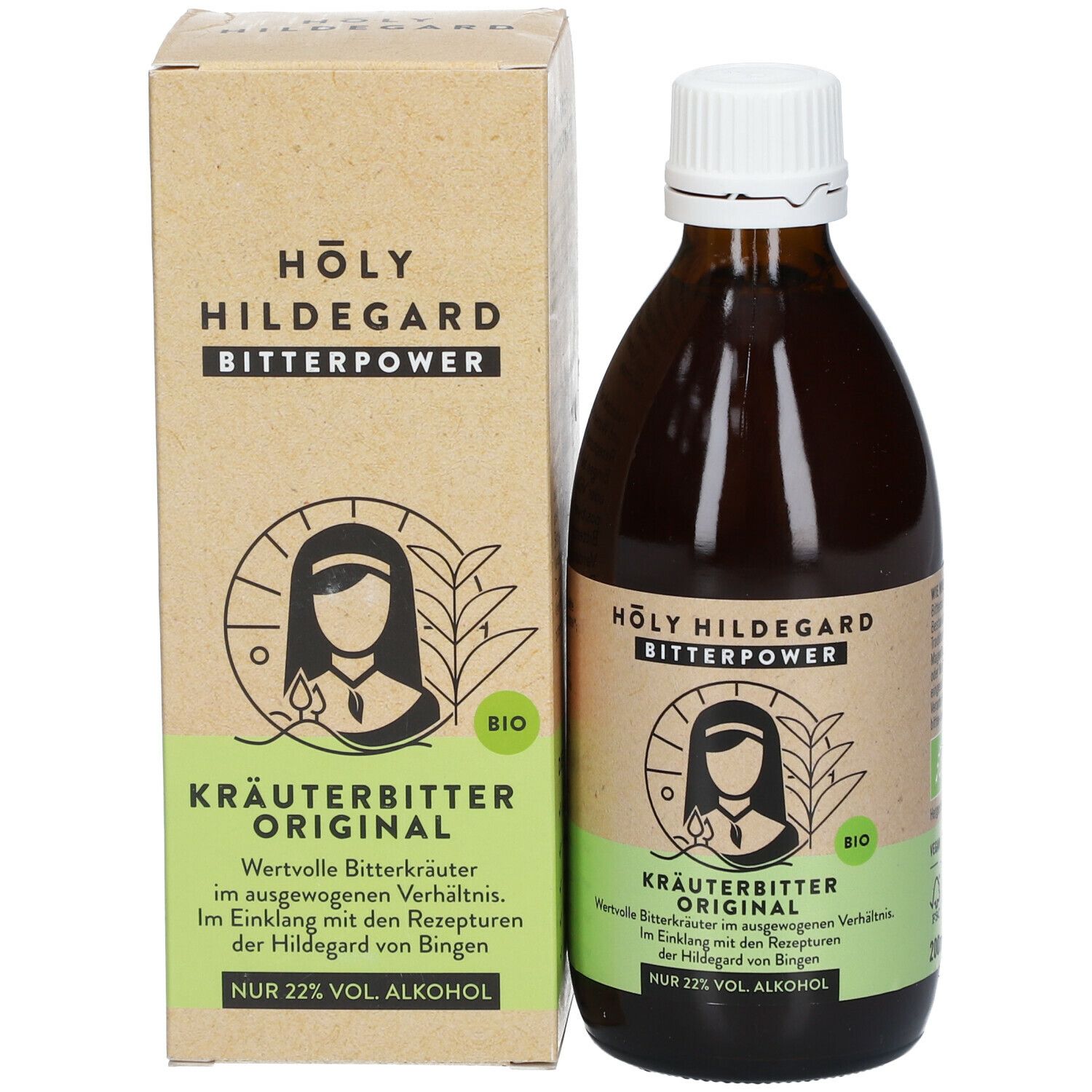 HOLY HILDEGARD Bitterpower Kräuterbitter Original Bio