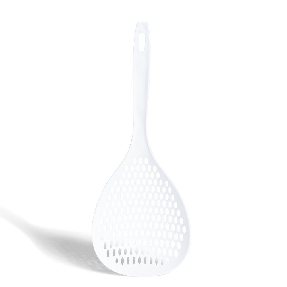 Cuillère écumoire plastique blanc ou orange