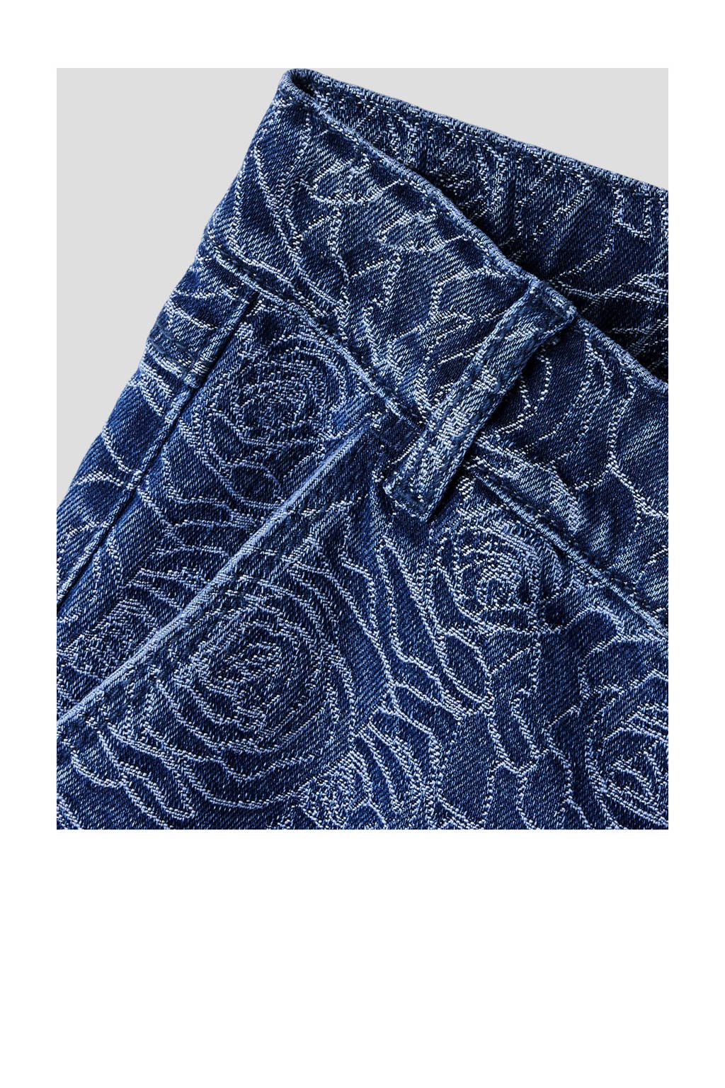 NAME IT KIDS wide leg jeans dark blue denim