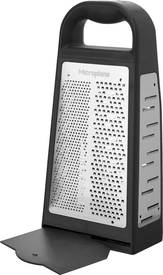 Microplane Microplane Box rivejern Sort & sølv