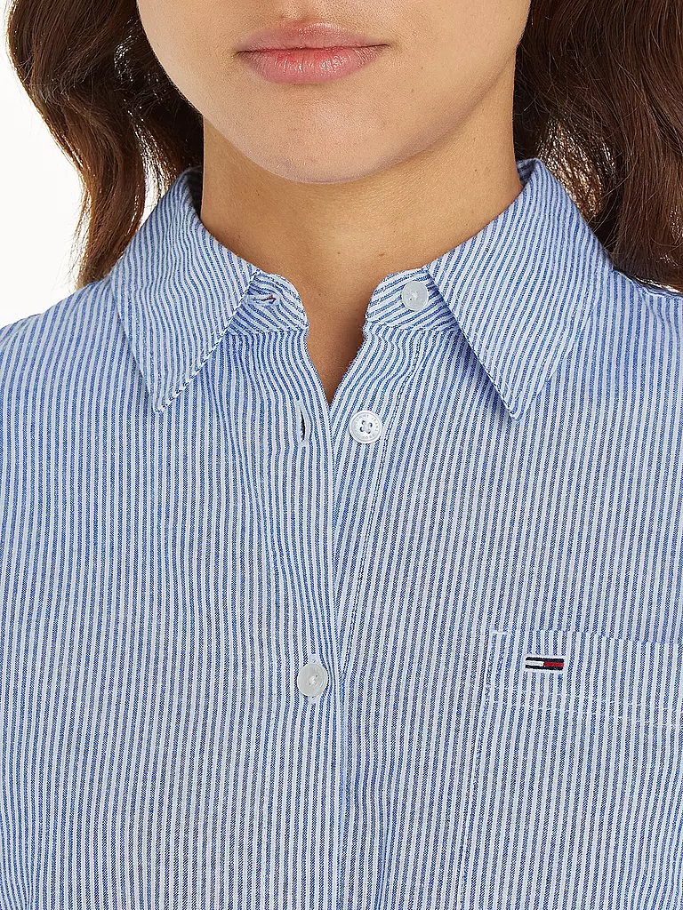 TOMMY JEANS Bluse  hellblau