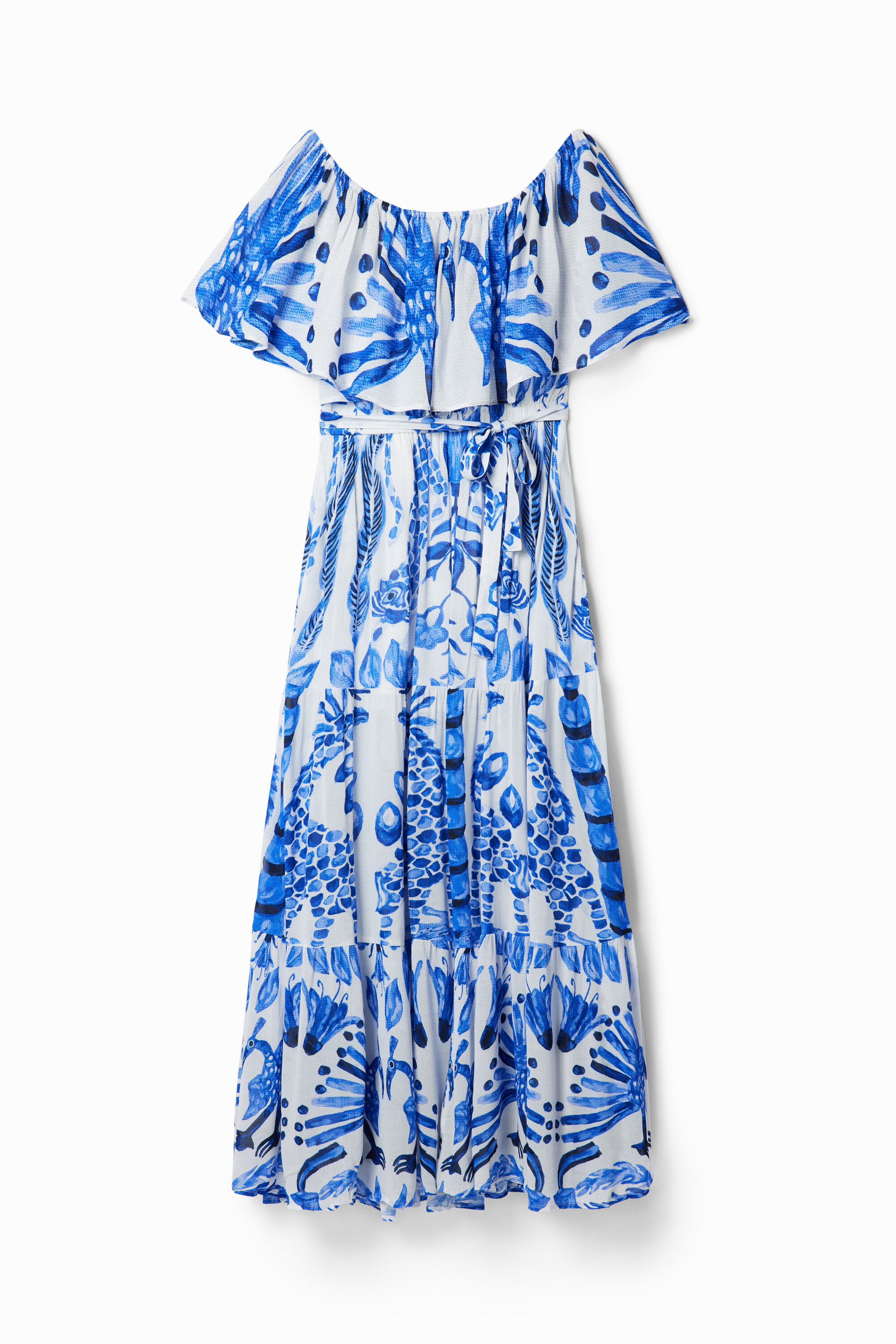 Robe midi volants Stella Jean