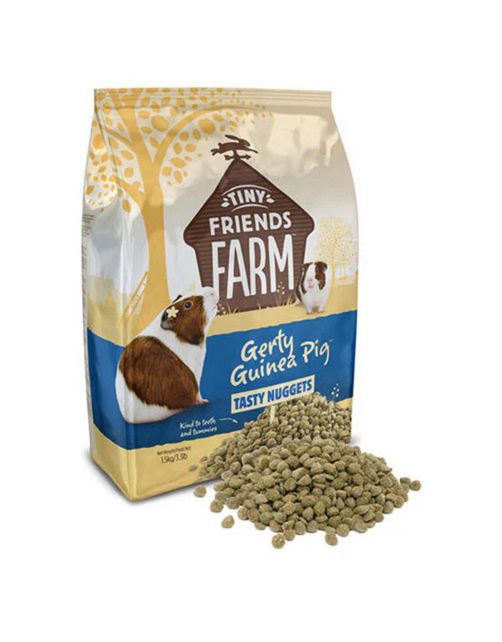 Tiny Friends Farm Gerty Guinea Pig Tasty Nuggets - Caviavoer - 1.5 kg