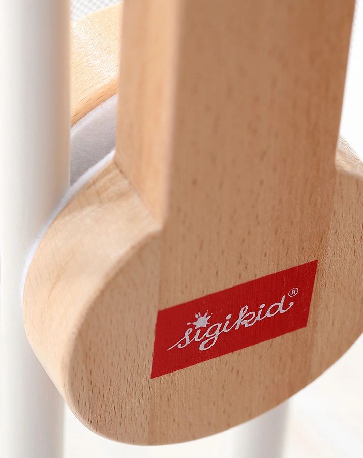Mobile-Halter RACK aus Holz in natur