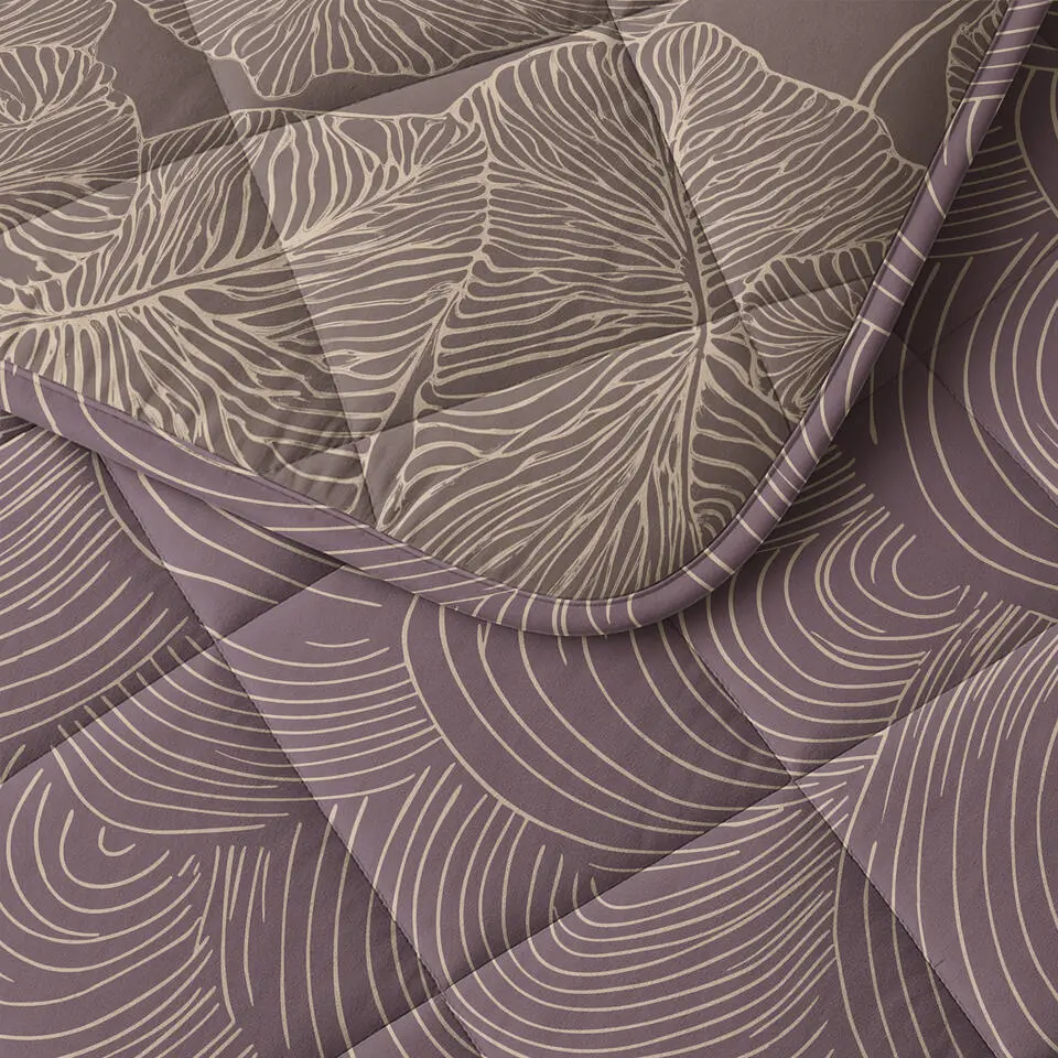 Dekbed zonder Overtrek Mauve 200x200 – Zacht & Wasbaar – Incl. 2 Kussenslopen