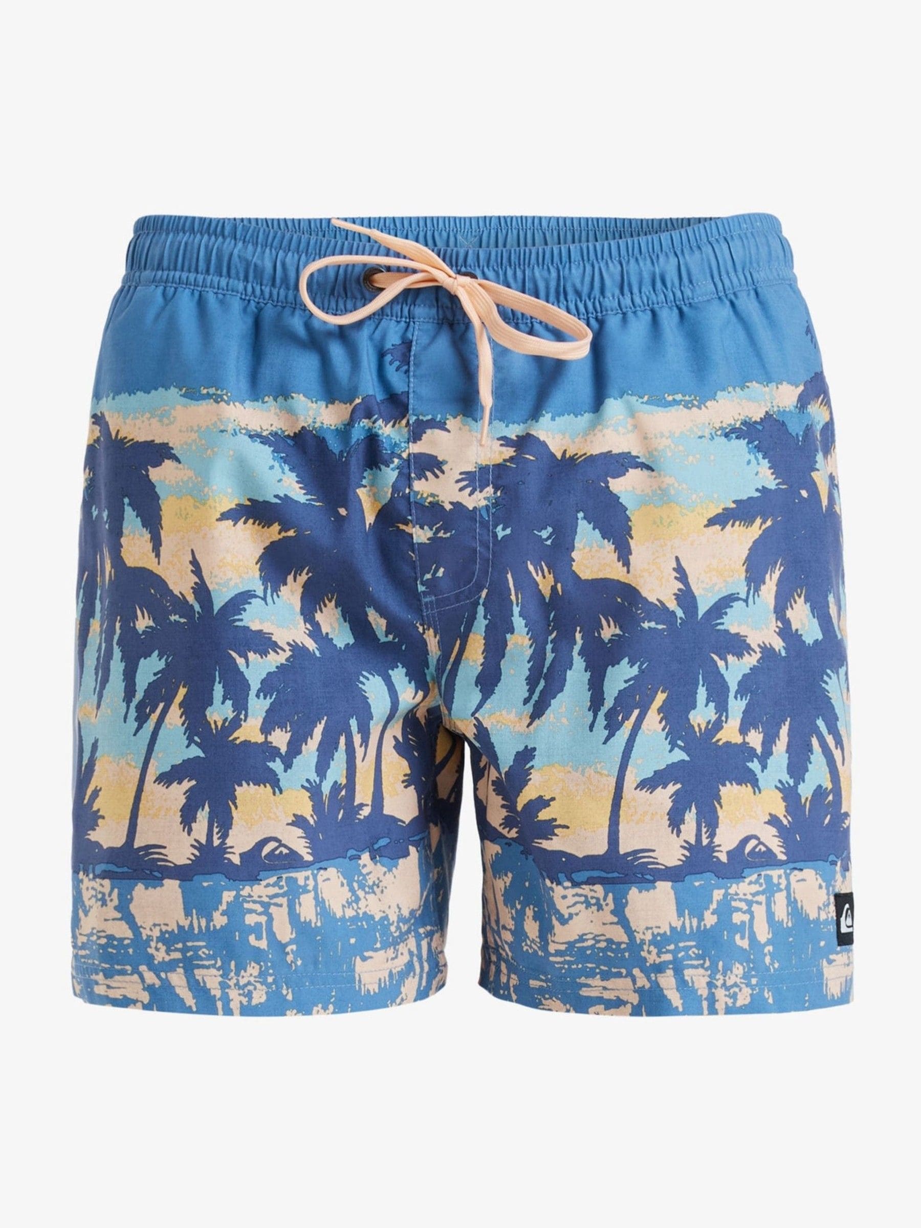 Quiksilver Everyday Straight Volley 15 Zwembroek met tropische print