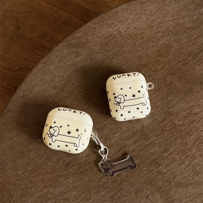 VanDi - Hond AirPods / Pro oortelefoonhoesje huid / bedel / set