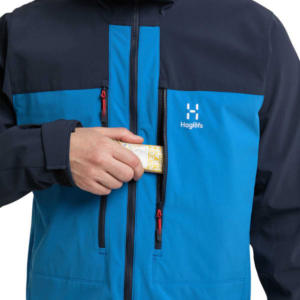 Softshell alpinisme HAGLÖFS ROC SIGHT SOFTSHELL NORDIC BLUE/TARN BLUE