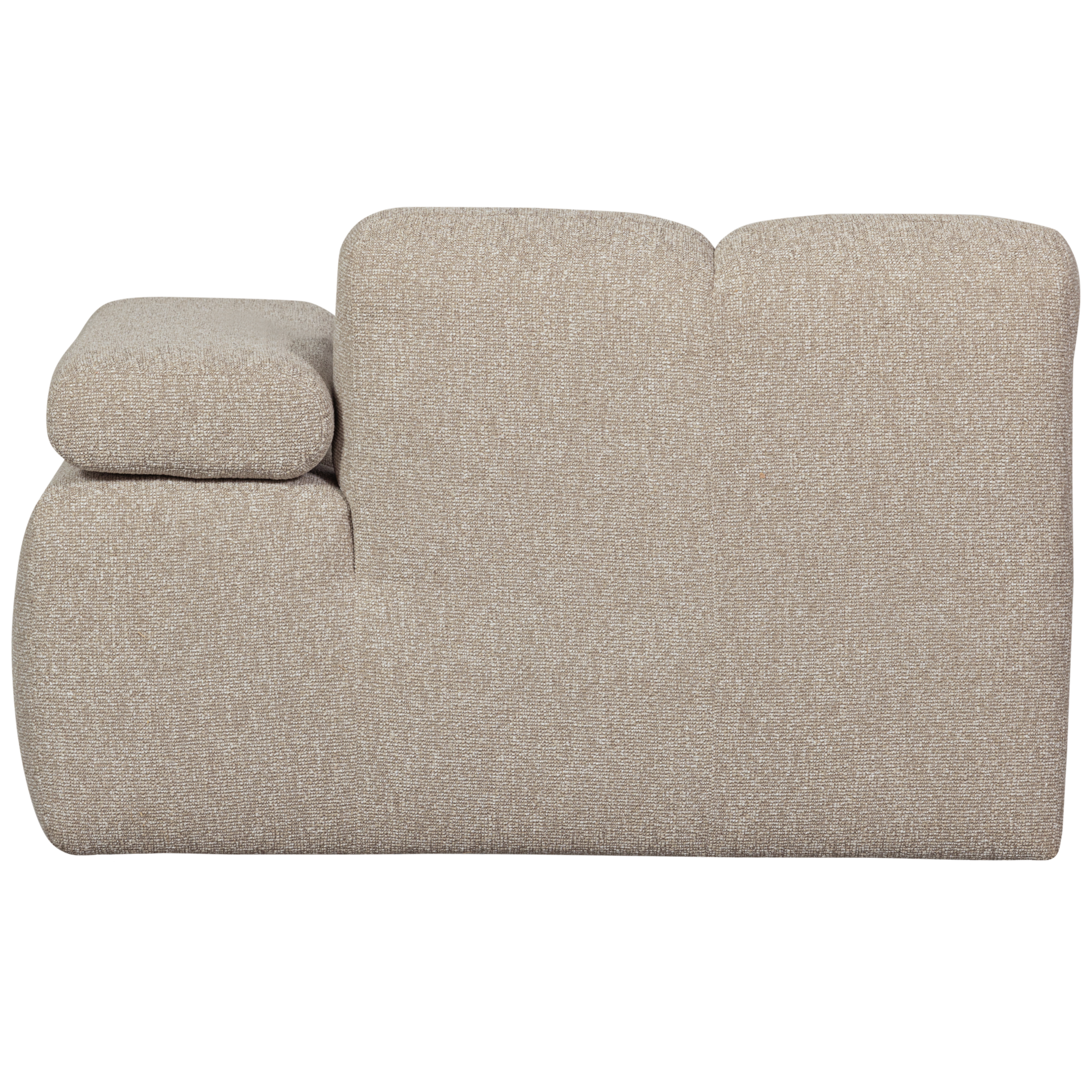 Chaise Longue Mojo Element Mojo Chaise Longue Element Rechts - Bouclé - Beige Melange