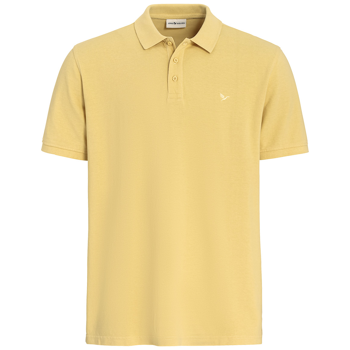 Jonas Nielsen Herren Poloshirt unifarben gelb