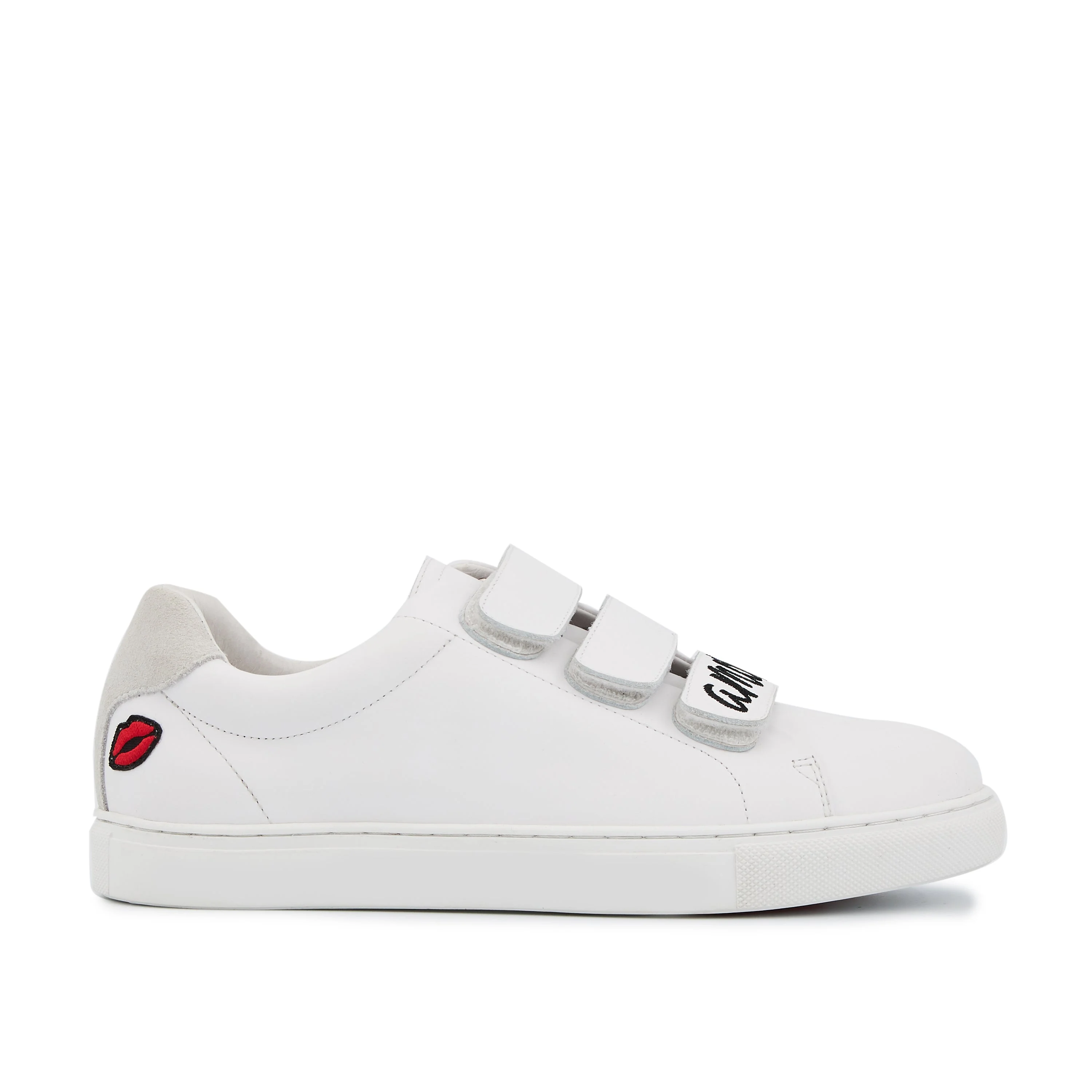 EDITH AMORE - Sneakers en cuir | Blanc