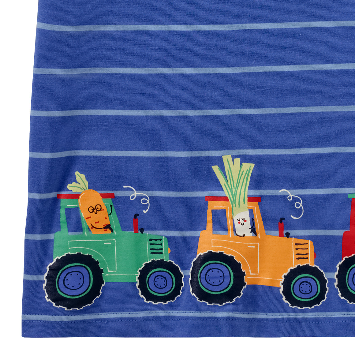 Topolino Jungen T-Shirt mit Traktor-Print blau
