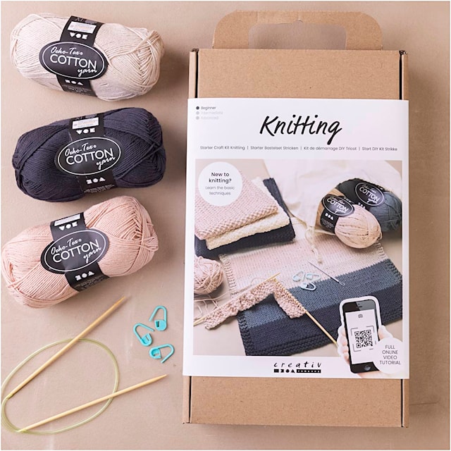 Start DIY Kit Strikking, 1 pk.