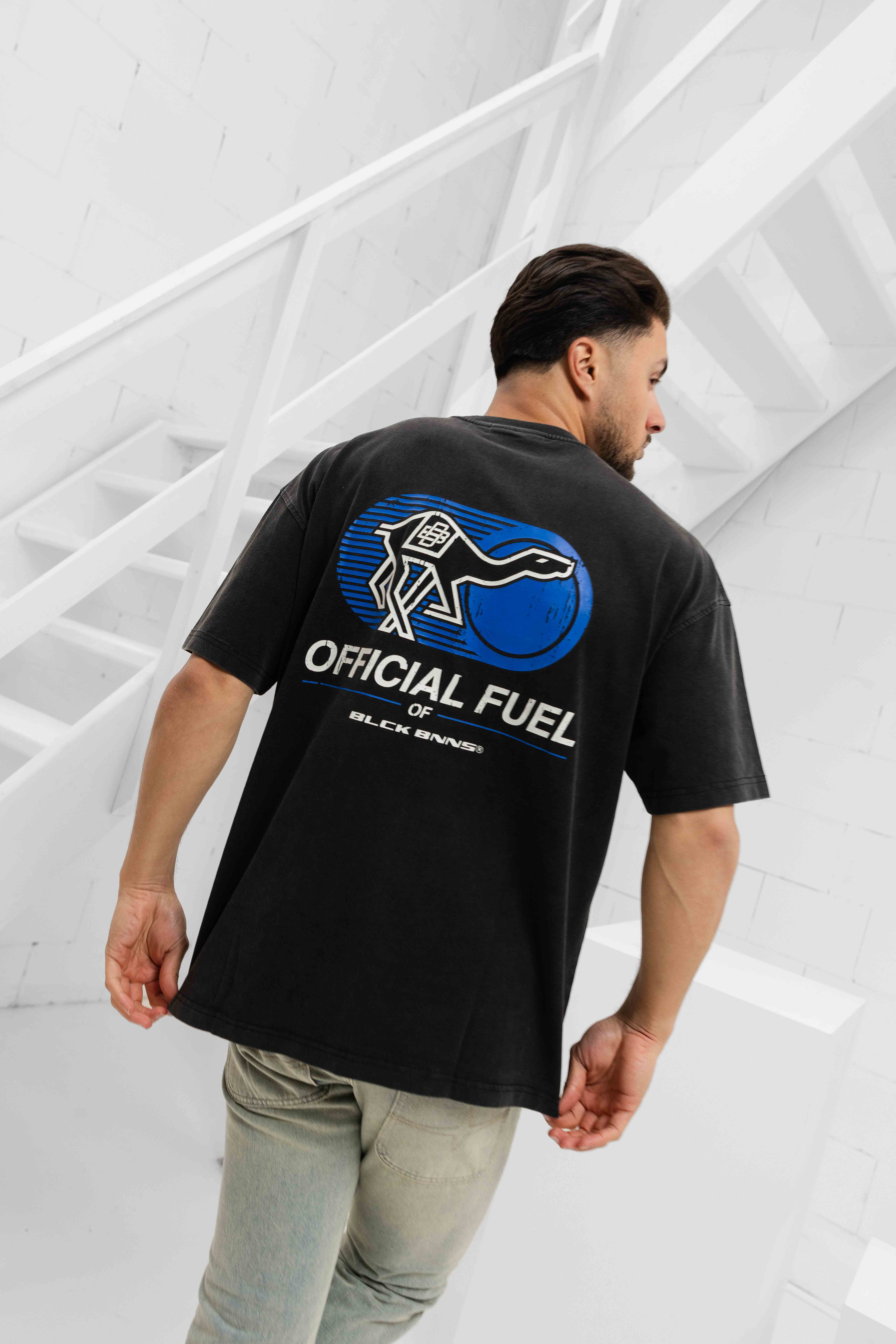 Black Bananas Desert Race T-Shirt Heren Zwart