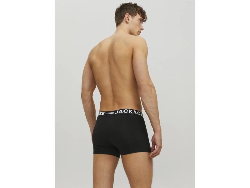 JACK&JONES Unterhosen Herren, 3-er Pack, Mehrfarbig, M Kurze Boxershorts